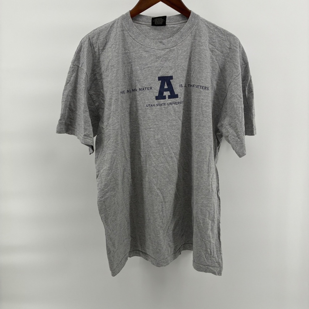 Gear For Sports Utah State University Alma Mater Graphic T-Shirt Gray XL
